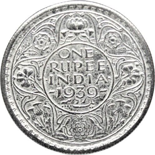 prideindia 1 RUPEE (1939) "GEORGE VI KING EMPEROR" INDIA PACK OF 1 EXTREMELY RARE COIN Medieval Coin Collection-picture-27