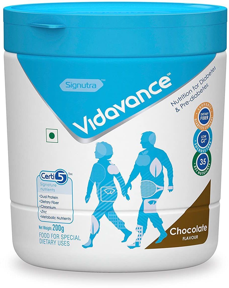 Vidavance Advanced Nutrition for Diabetes & Pre-Diabetes 200g (Chocolate) Nutrition Drink-image-21