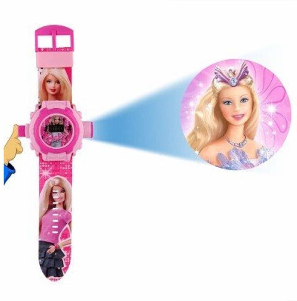Projector Watch for Kids Unique 24 Images Digital Display Projector and Best for Diwali Gift Birthday Return Gift (Barbie)
