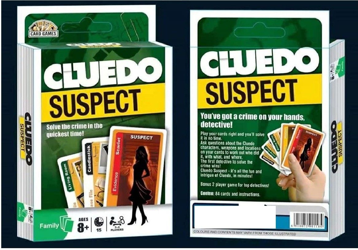 Cluedo Suspects Card Game for Kids & Adults (Multicolor)-image-21