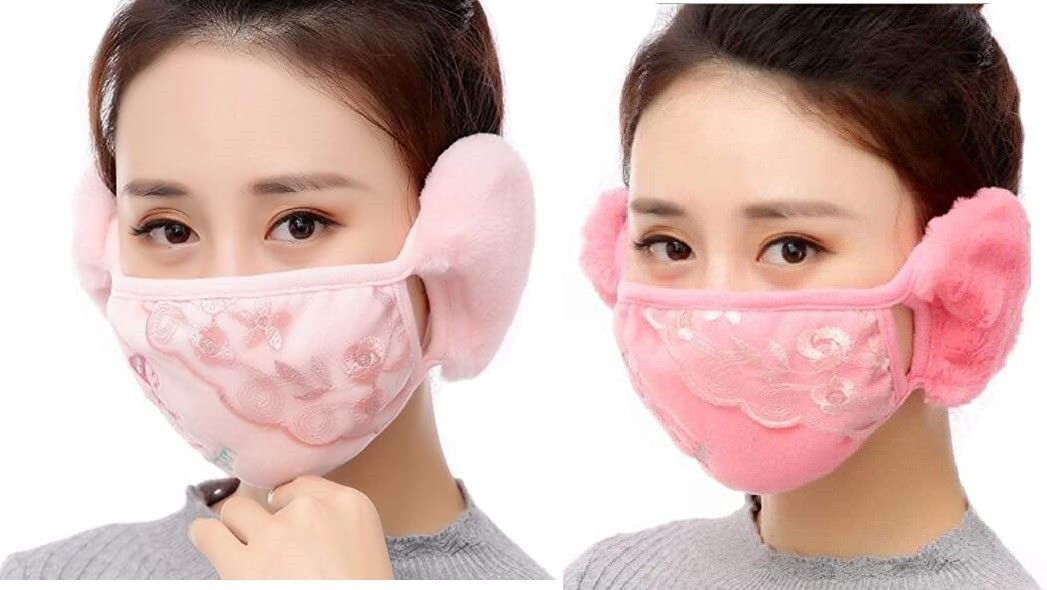 4 you Warm Mask, Winter Mouth Muffle/Earmuffs/Unisex Winter Mouth Muffle/Earmuffs/Ear Winter Mask/Mask For Women Ear Muff-picture-20
