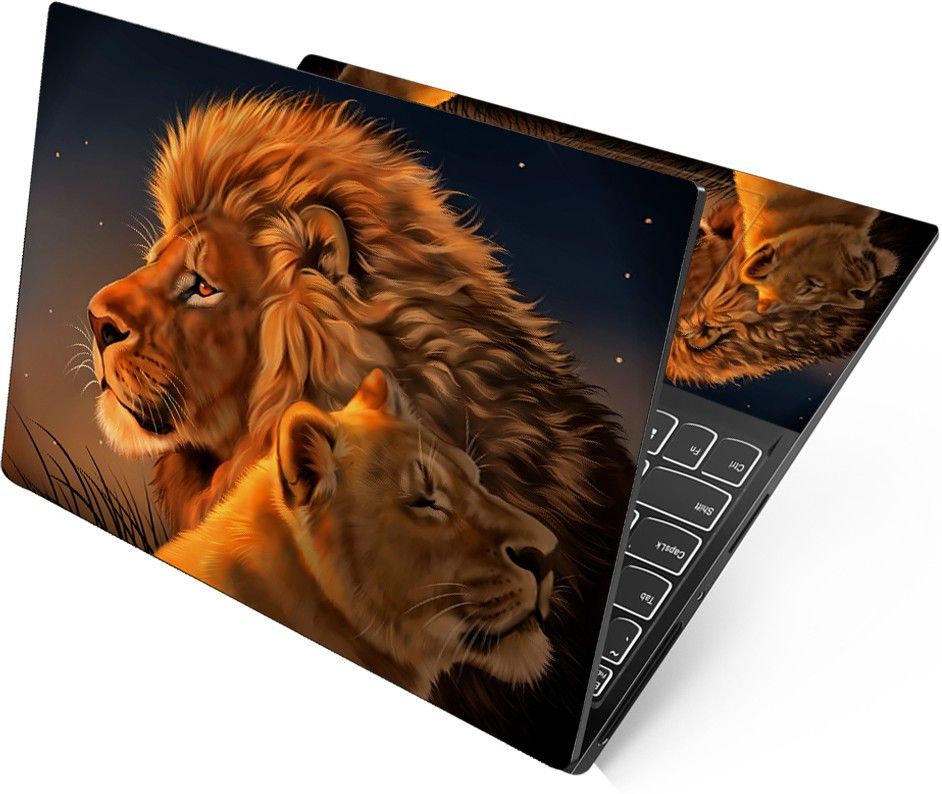 Techfit HD Printed Easy to Install Full Panel Laptop Skin/Sticker/Stretchable Vinyl/Cover for all Size Laptops upto 15.6 inch No Residue, Bubble Free - Calm Love Vinyl Laptop Decal 15.6-picture-17