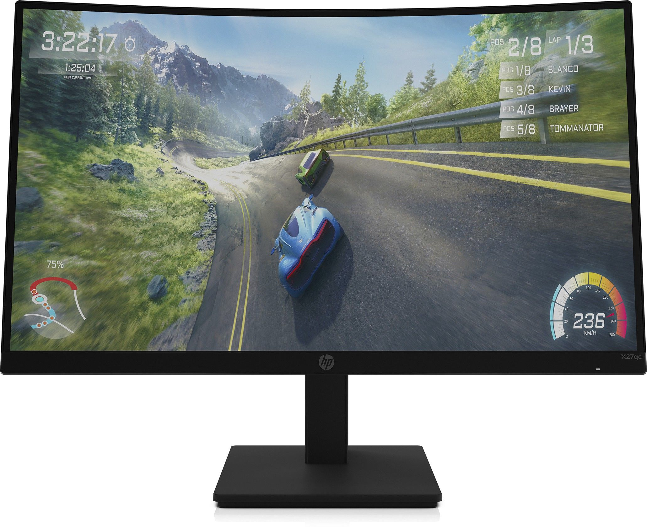 HP 68.58 cm (27 inch) Curved Full HD LED Backlit VA Panel Gaming Monitor (X27c)-image-18