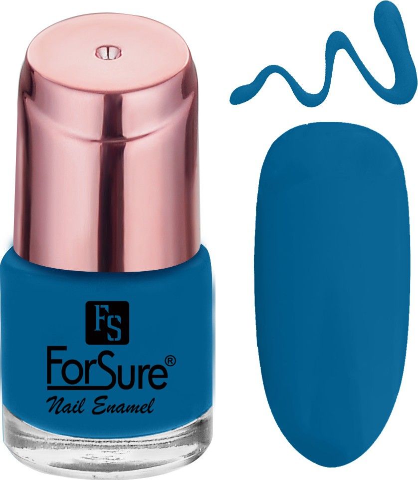 Matte Finish Nail Enamel With Quick Dry Formulation Indigo Blue-image-11