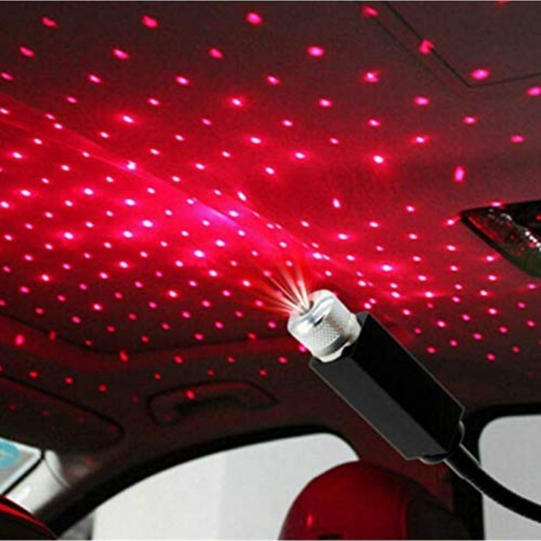 Mini LED Car Roof Star Night USB Decorative Lamp Projector Décor Shower Laser Light-image-5