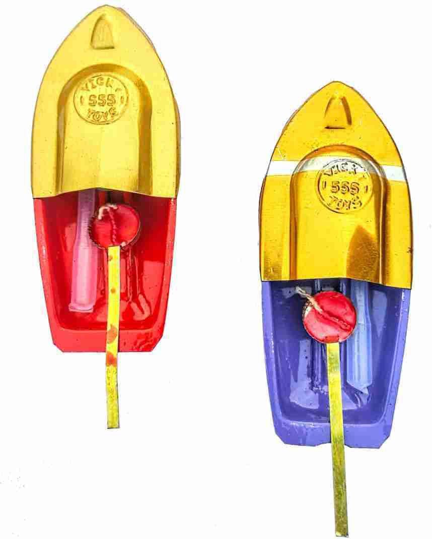 toys house PHut PHut pop pop Steamer (Multicolor) Toy Water Boats for Kids set Of 2-picture-27