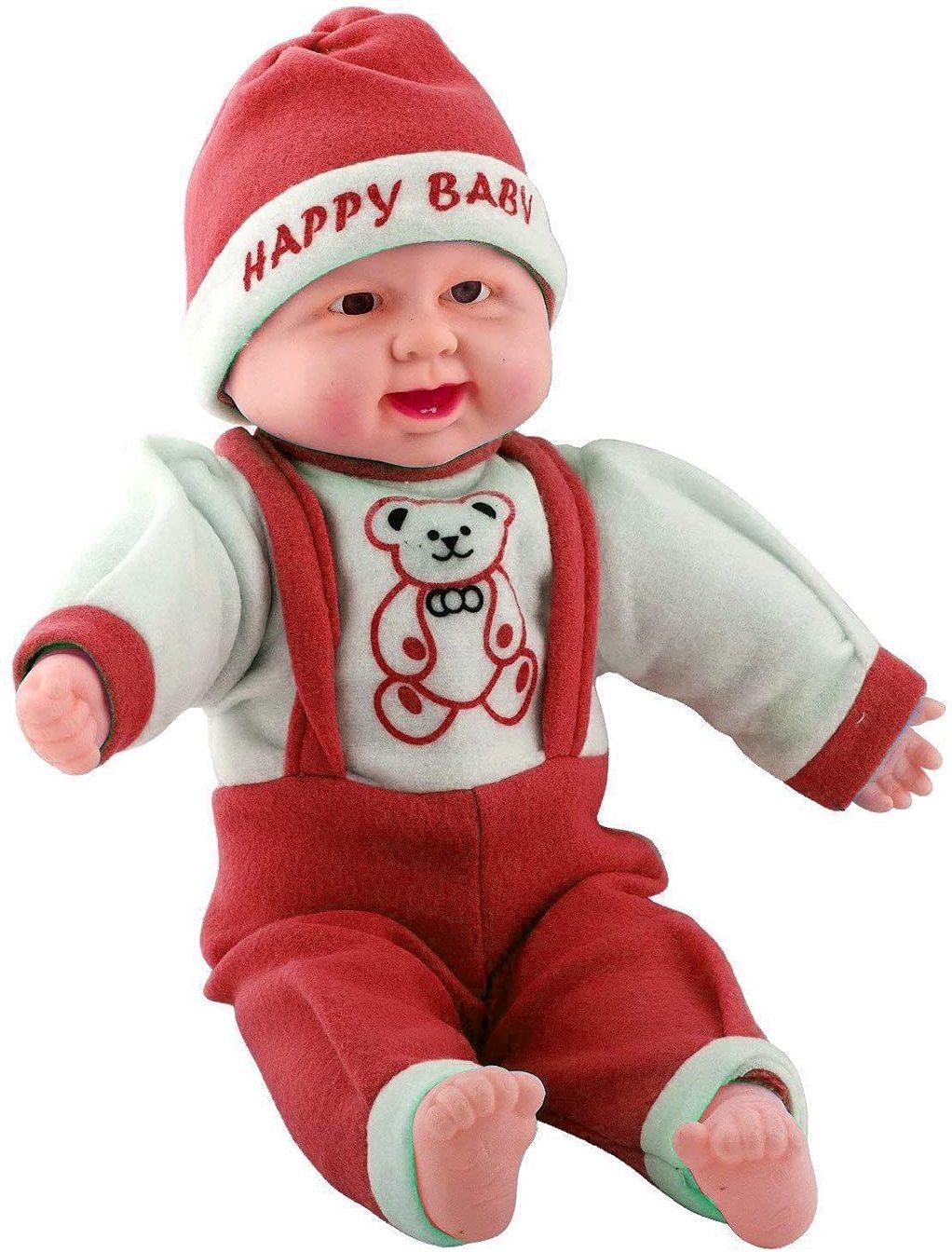 Small Doll Girl Kids Stuffed Plush Soft Musical Doll-image-7