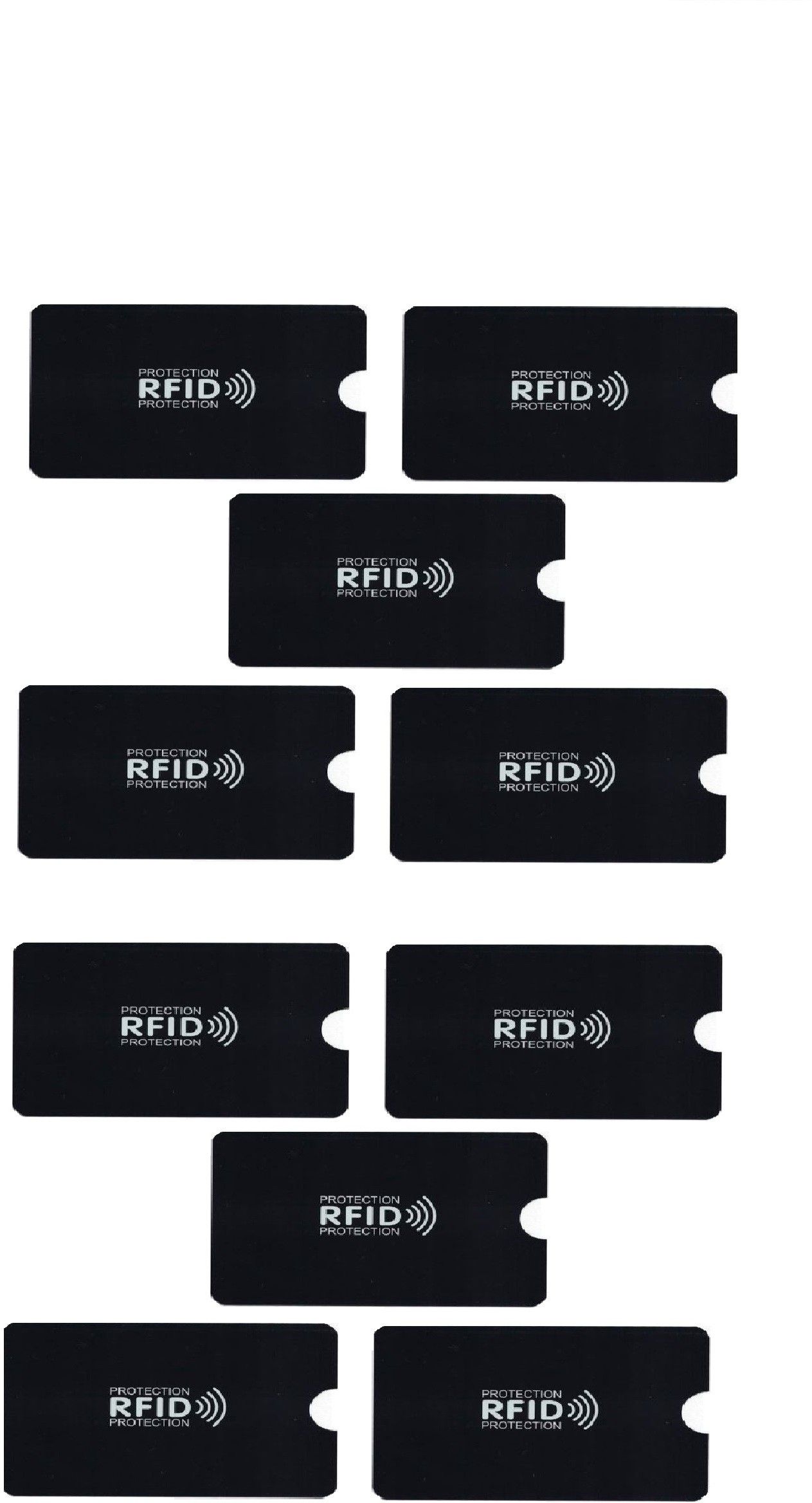 rfid Aluminium Foil WiFi Credit Debit Card Cover Holder PACK OF 10 Access Control-picture-21