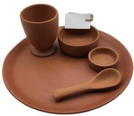 Pack of 5 Terracotta Dinner Set-image-7