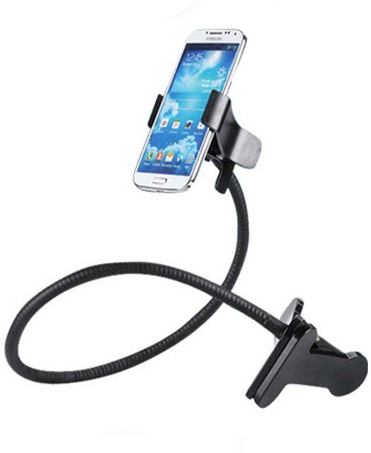 Casa Tech New Trending Lazy Stand Bracket Mobile Phone Stand Flexible Bed Desktop Bracket Mount Stand, Desk - Table Color - Black Mobile Holder Single Gimbal for Mobile-image-13