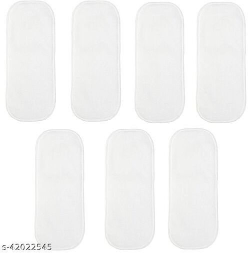 Dry Feel absorber Insert diaper liner for Adjustable, washable and reusable Cloth Diapers Pack Of 7 (4-Layers )-image-7