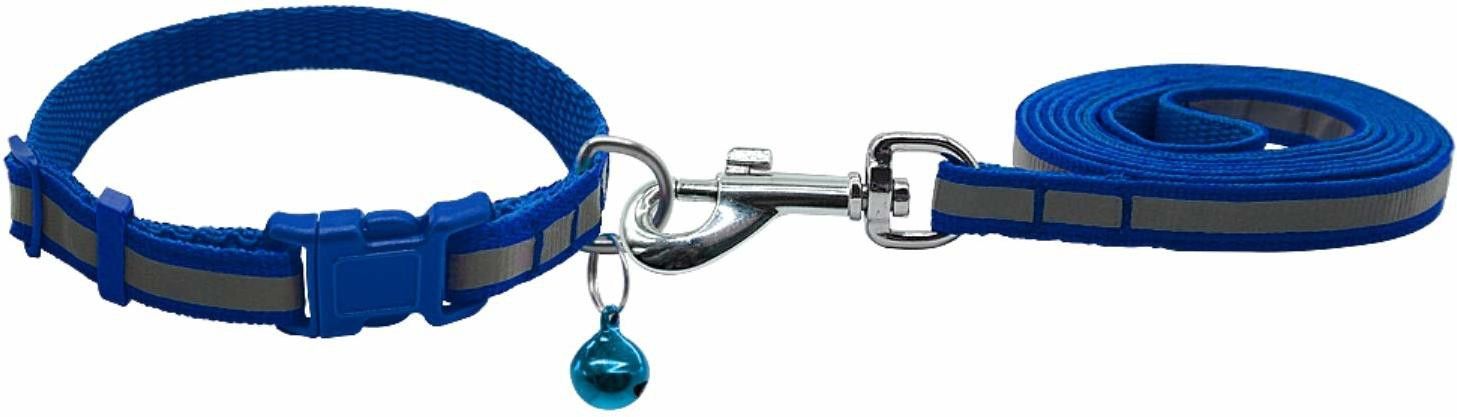 pet needs High Quality Nylon Leash With Collar Set For Puppy -1.5 CM 121 cm Dog & Cat Strap Leash-picture-23