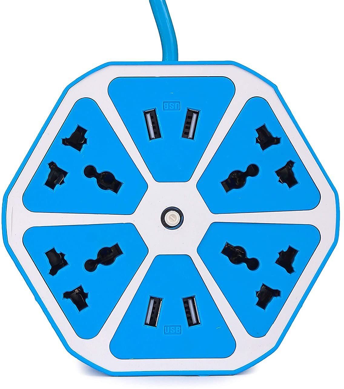 G2L Socket Extension board with 4 USB 2.0Amp charging point Extension Board with 4 USB Charging, Port Surge protected USB Hub-image-2