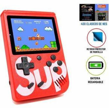 BSVR Newly 400 Games Super Mario 013 Gaming Console Portable and Best For Kids Game 8 GB with Super Mario, DR Mario, Mario, Contra, Turtles, Tank, Total 400 Games-picture-36