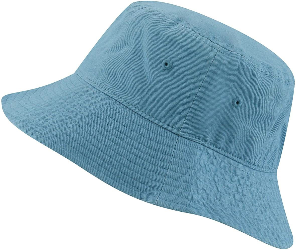 Zipper-G Unisex Cotton Bucket Hat Trendy Lightweight Hot Summer Beach Headwear-image-3