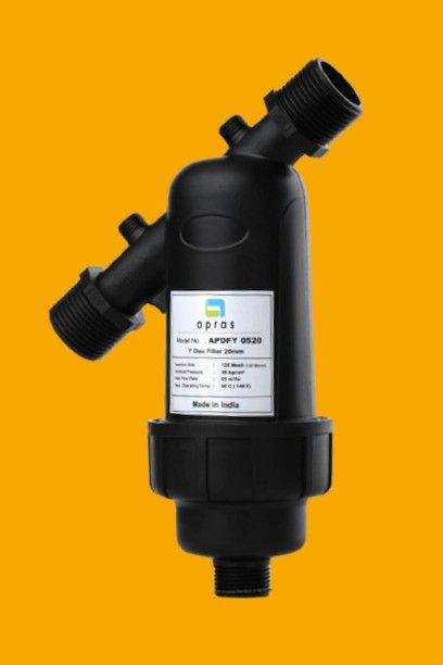 Filter - 1.25" | Y Type Disc Filter for Drip Irrigation | Also for Water RO, Garden lawn, Home or Apartment Water Tank | Size- 1.25 inch (32mm) | Flow rate 10 Thousand Litre/Hr. | Made in India Tap Mount Water Filter