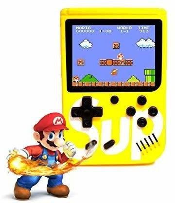 BSVR Newly 400 Games Super Mario 031 Gaming Console Portable and Best For Kids Game 8 GB with Super Mario, DR Mario, Mario, Contra, Turtles, Tank, Total 400 Games-picture-13