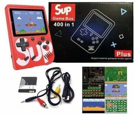 BSVR Newly 400 Games Super Mario 040 Gaming Console Portable and Best For Kids Game 8 GB with Super Mario, DR Mario, Mario, Contra, Turtles, Tank, Total 400 Games-picture-37