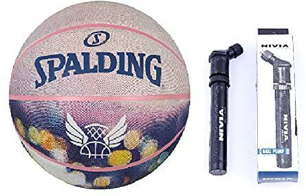 Flight Nighfall Sports Outdoor Basketball for Men - Adult With Air Pump Basketball - Size: 7-image-31
