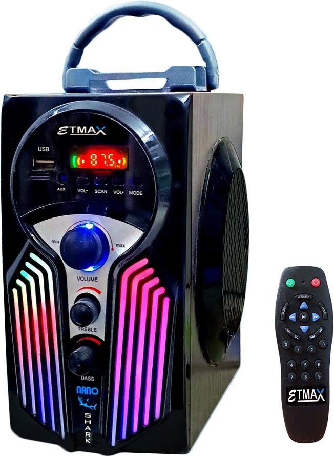 etmax NANO SHARK ET-1616 Black Bluetooth 30 W Bluetooth Home Theatre
