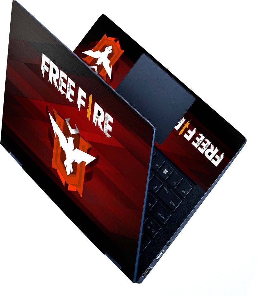 FineArts HD Printed Full Panel Laptop Skin Sticker Vinyl Fits Size Upto 15.6 inches No Residue, Bubble Free - Free Fire Log Rank Self Adhesive Vinyl Laptop Decal 15.6-image-24