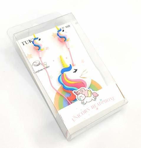 Tera13 Funny Unicorn Cartoon Wired Earphones/Gamer Music Stereo Earbuds Outdoor Sport Running Headphones Kids|Children|Toddler Girl Birthday Return Gift (Pack of 1) Smart Headphones-image-36
