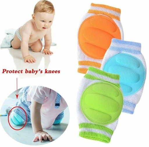 Baby Knee & Elbow Guard/pad for Crawling, Toddlers, Infant, Girl, Boys, Safety Protector Comfortable Cap for Leg and Hand Multicolor Baby Knee Pads