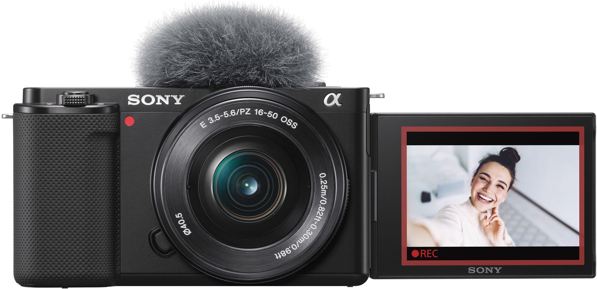 SONY ZV-E10L Mirrorless Camera Body with 1650 mm Power Zoom Lens Vlog