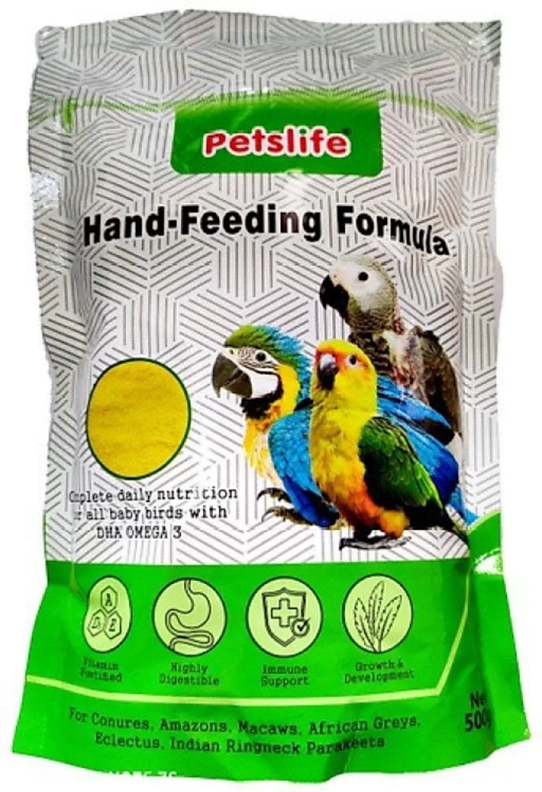 petslife hand feeding 0.5 kg Dry New Born, Young Bird Food-picture-21