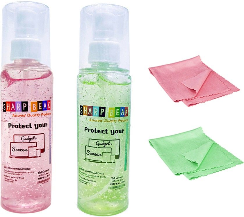 Sharp beak PERFUME Liquid Solution with Cloth to Clean Mobile/Laptop/TV Screen PACK OF 2 for Mobiles, Computers, Laptops, Gaming-image-41