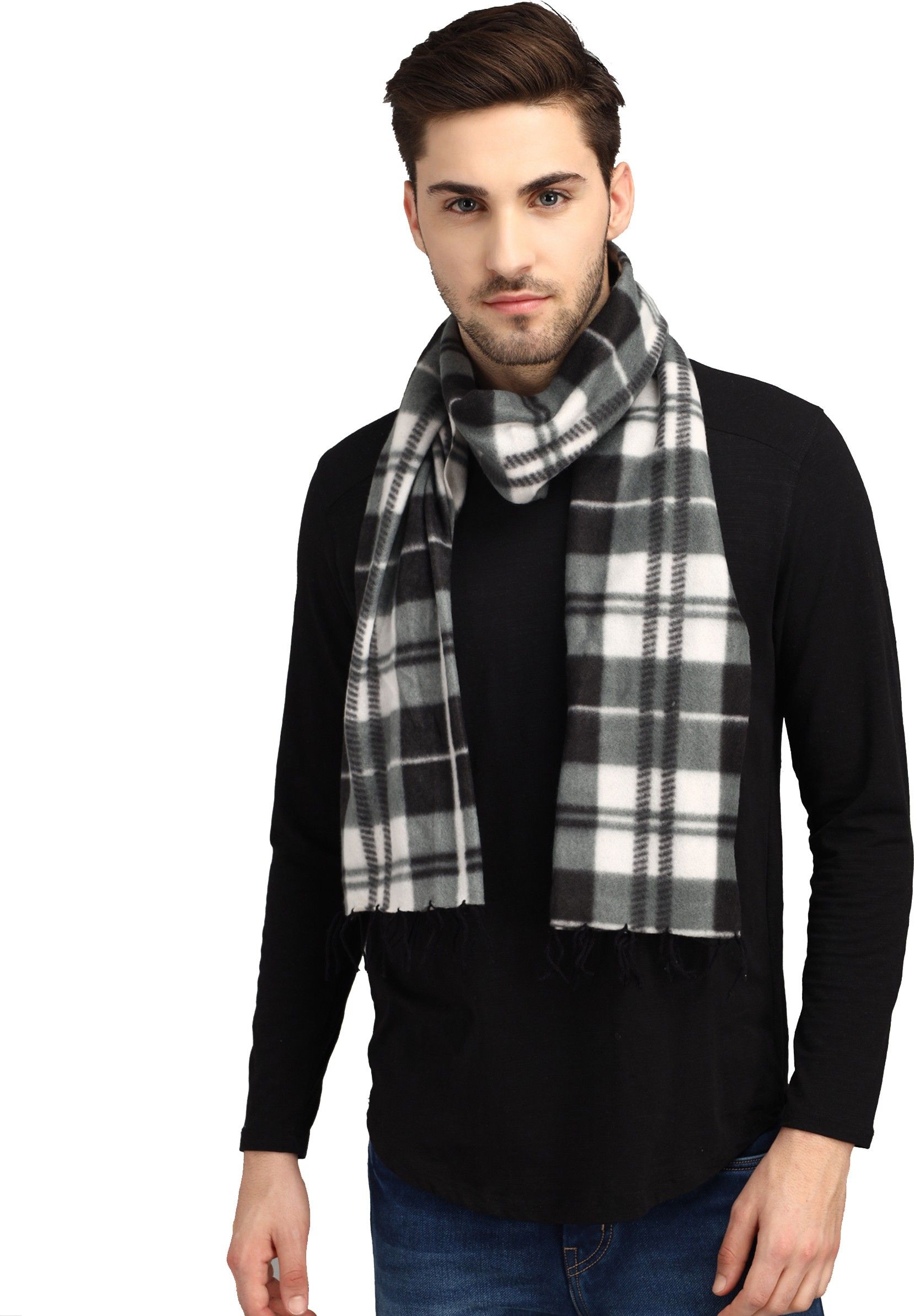 ANIXA Checkered Men Muffler-picture-38