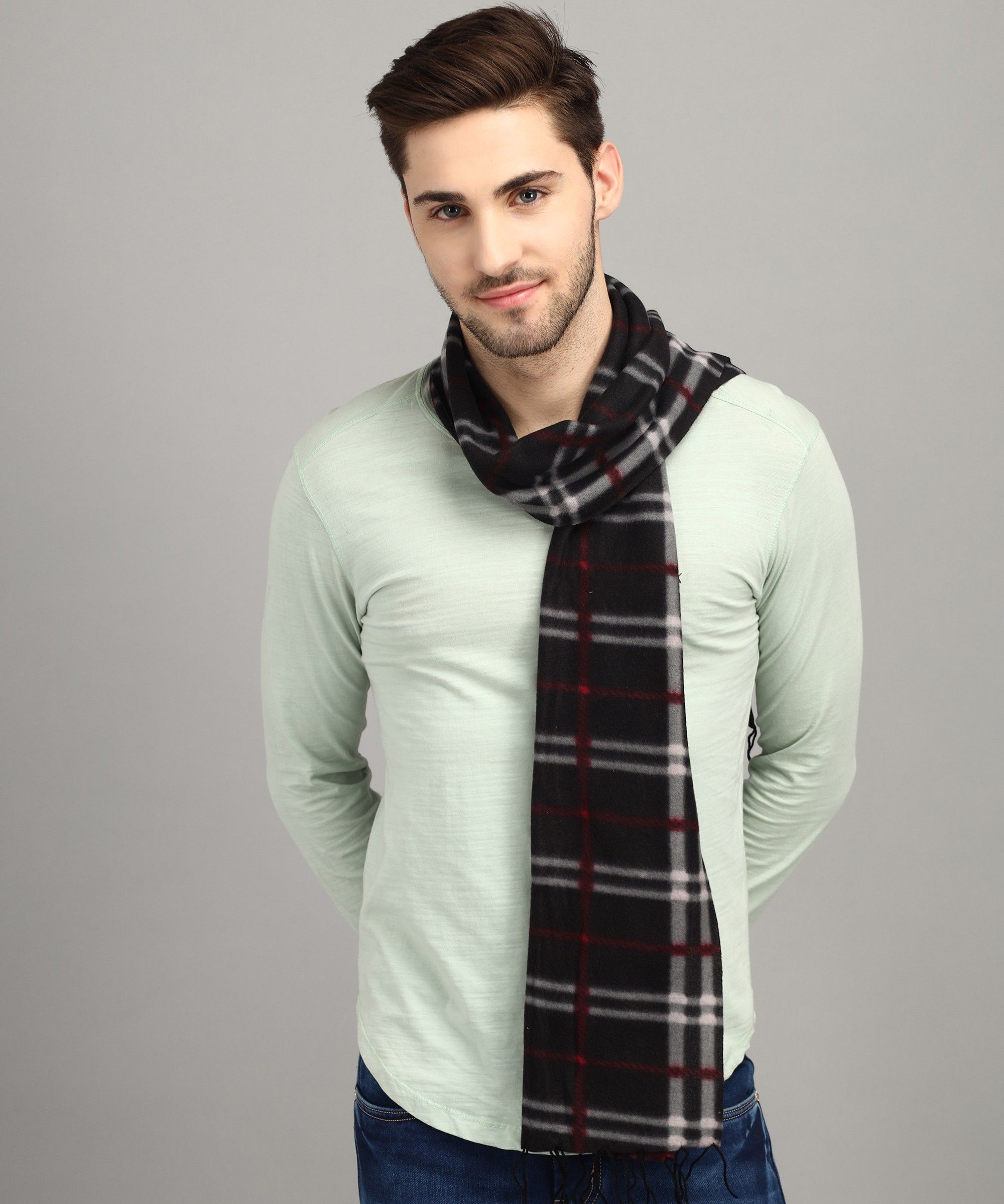 Trendy World Checkered Men Muffler-picture-10