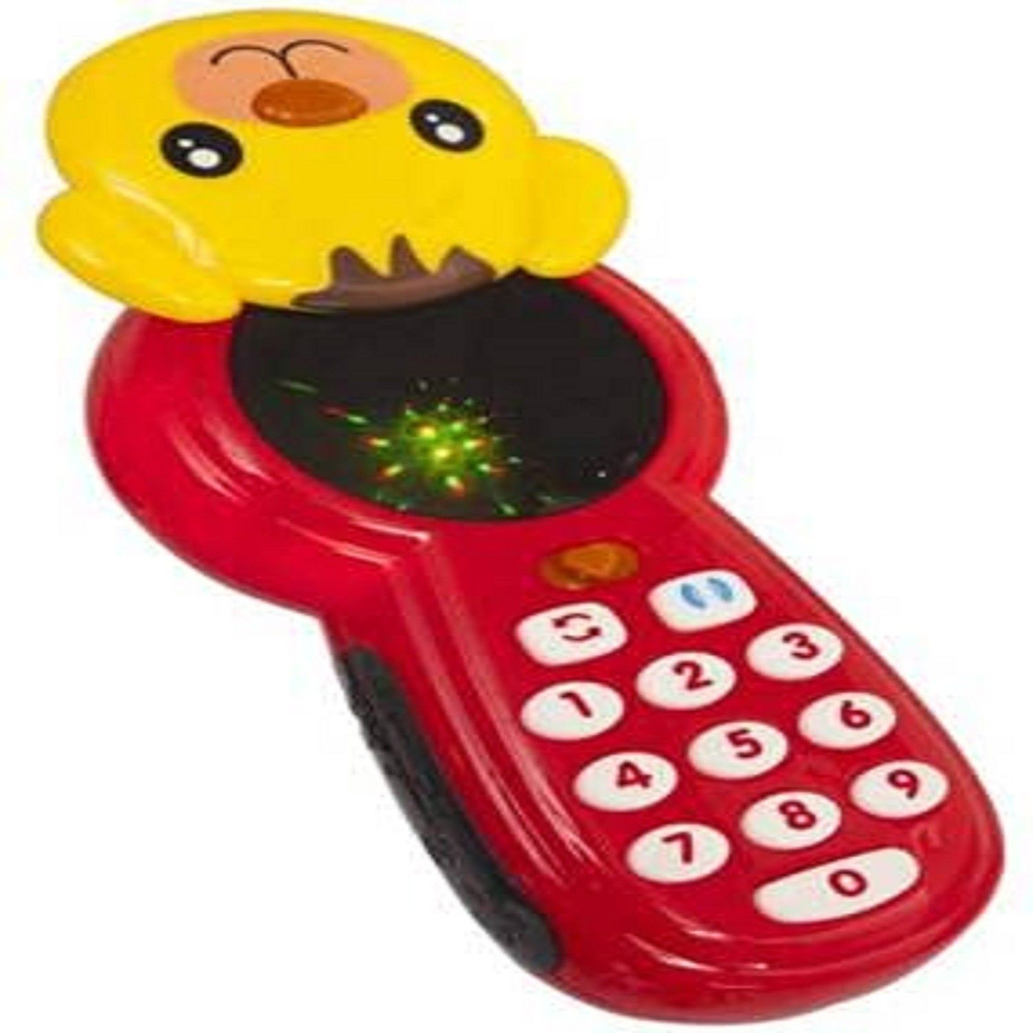 Musical Mobile Toy RPhone for Kids Baby Learning Telephone with 360 Degree Face Rotation & LED Screen Light Sound Toy for Babies - Plastic,Multi Color(Pack of 1)d-image-46