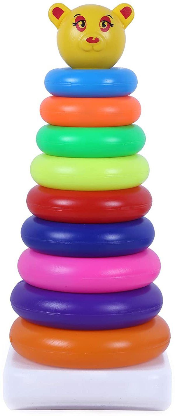 yatri Stacking Rings - Stacking Toys for Toddlers 9 Pieces (Multicolor)-picture-18