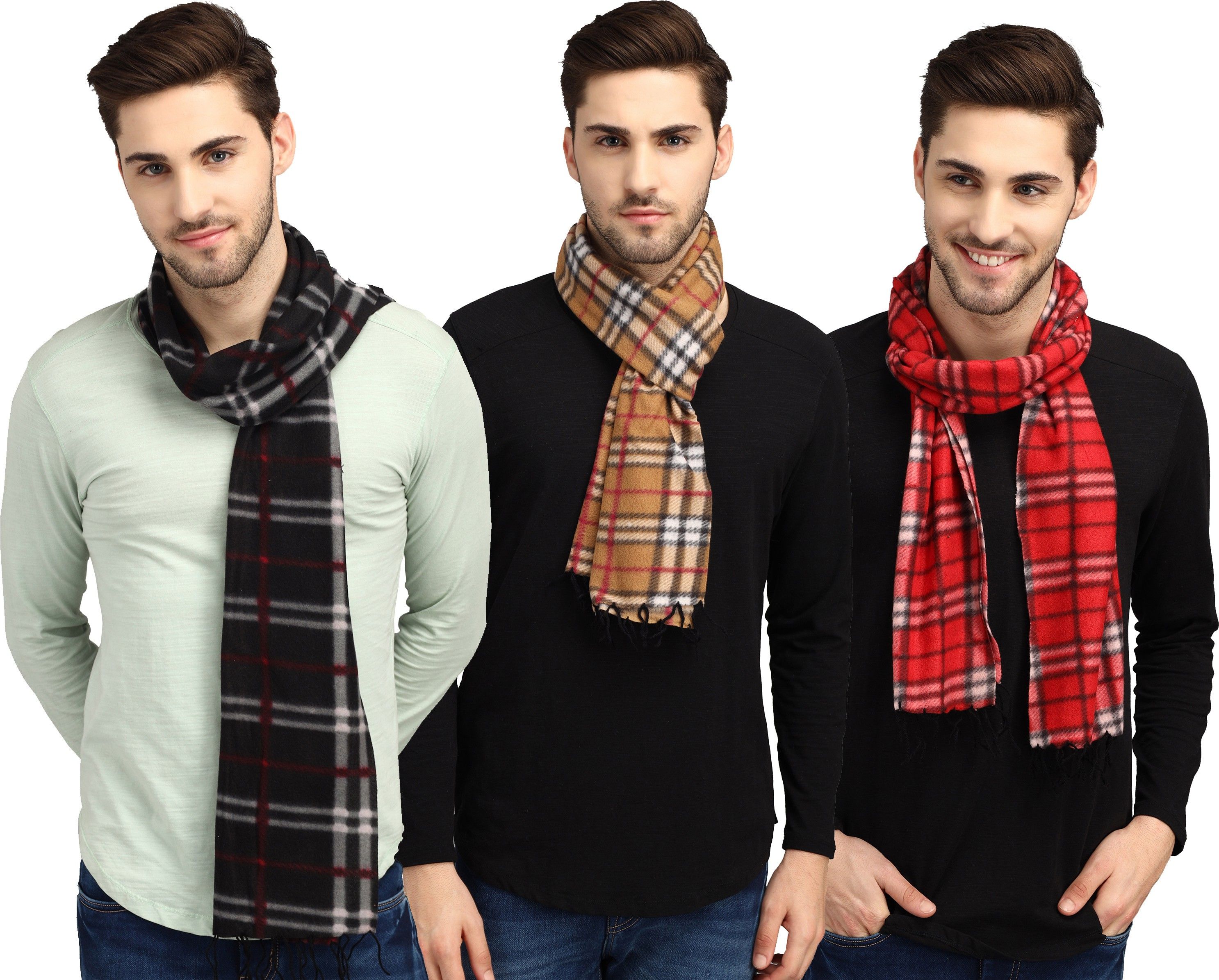 Trendy World Checkered Men Muffler-picture-22