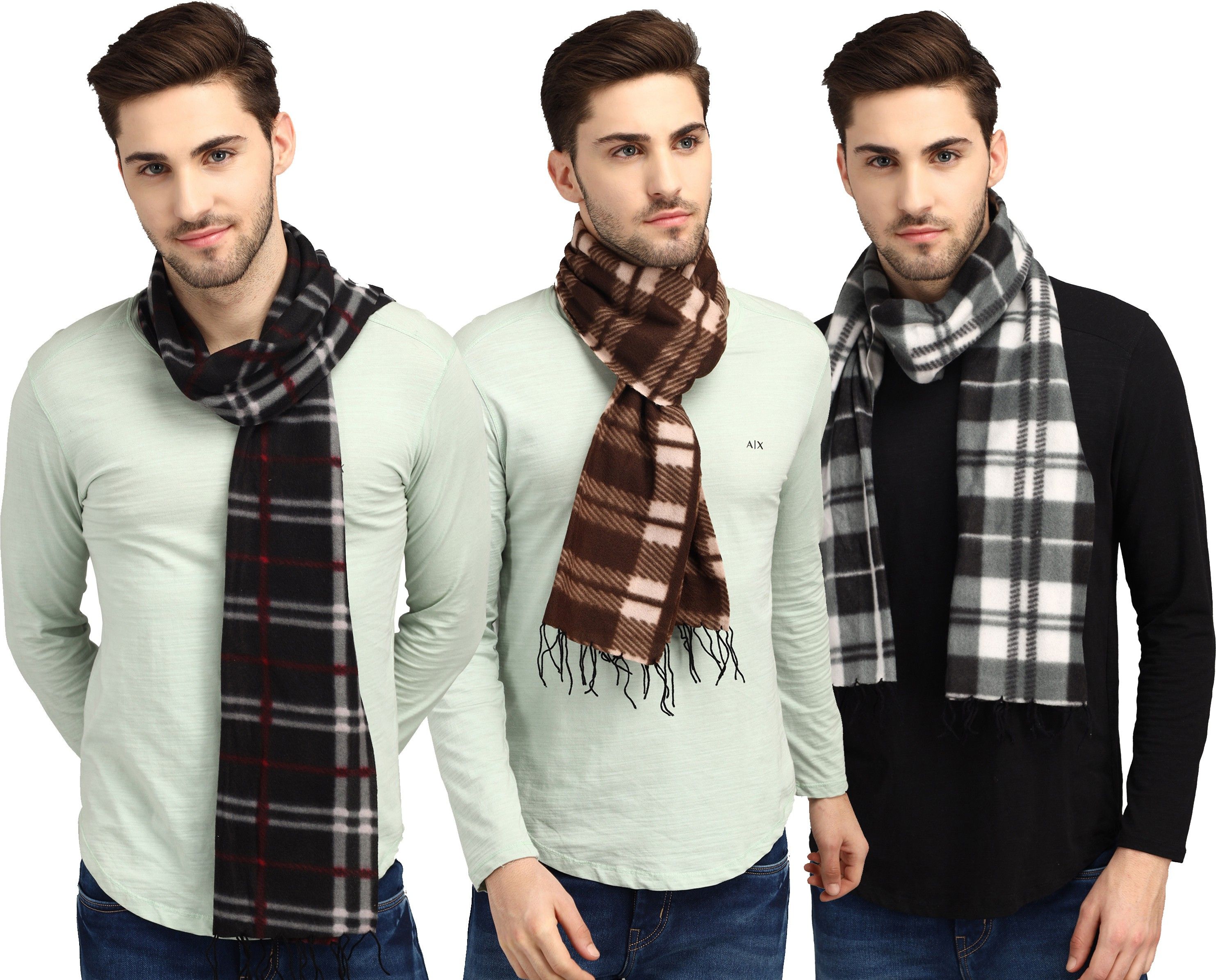 Trendy World Checkered Men Muffler-picture-17
