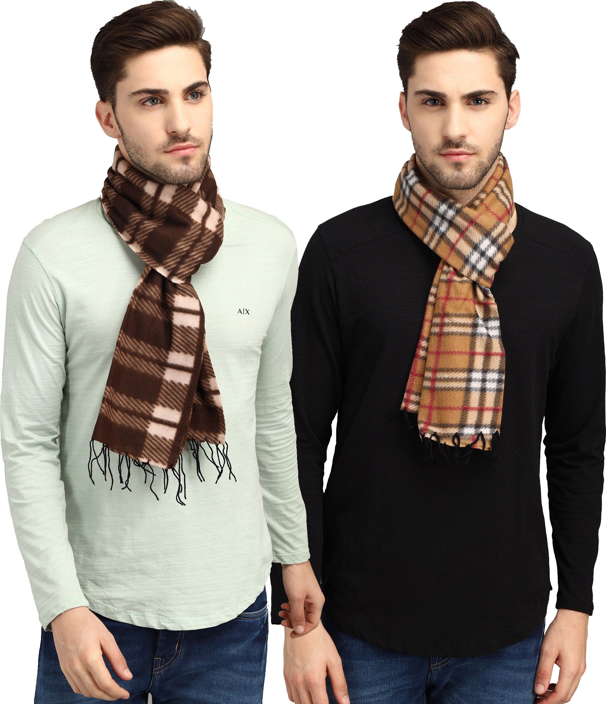 Fit N Fame Checkered Men Muffler-picture-10