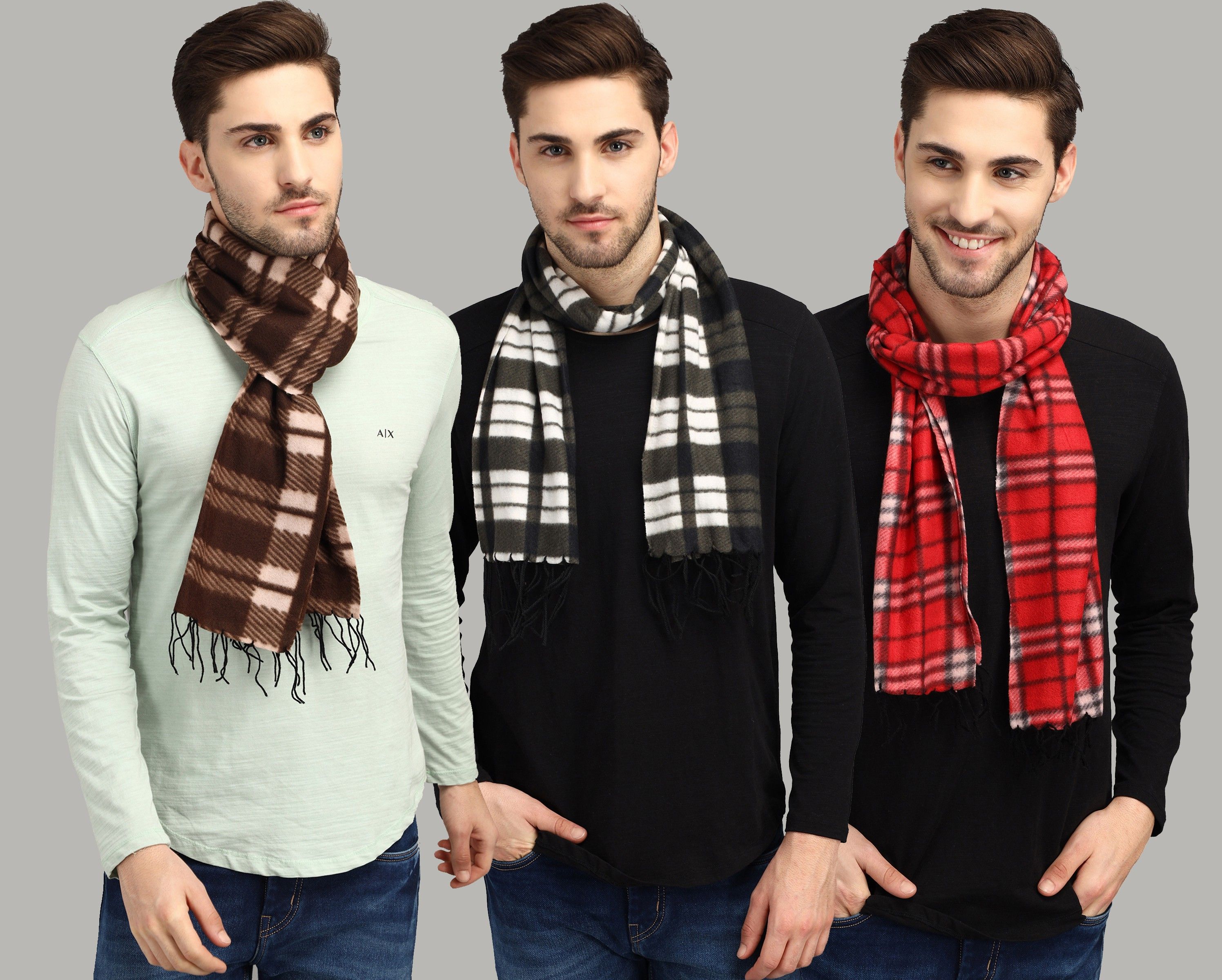 Trendy World Checkered Men Muffler-picture-14