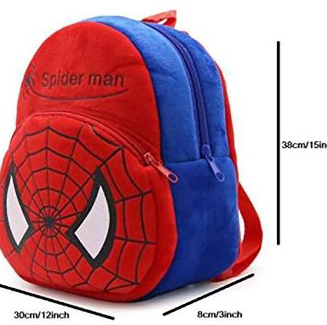 kids Bag Spiderman Plush Bag For Cute Kids 2-6 Years Plush Bag School Bag-image-7