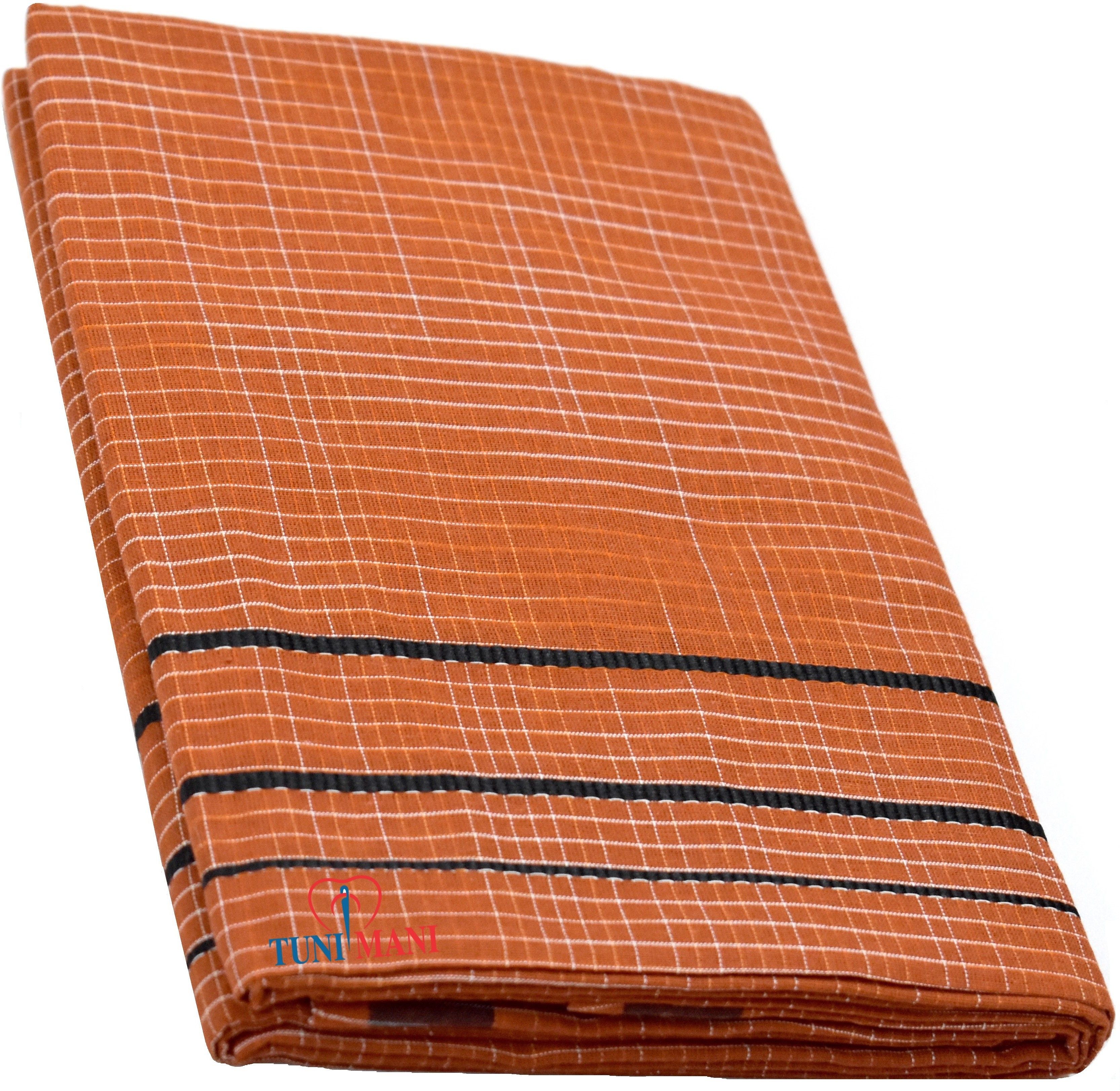 TUNI MANI Checkered Men Dhoti-picture-26