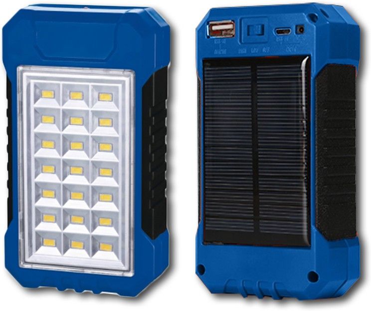 Hi-Bright 21 SMD LED Light Rechargeable Solar Lantern Emergency Light With USB Mobile Power Bank 7 hrs Flood Lamp Emergency Light