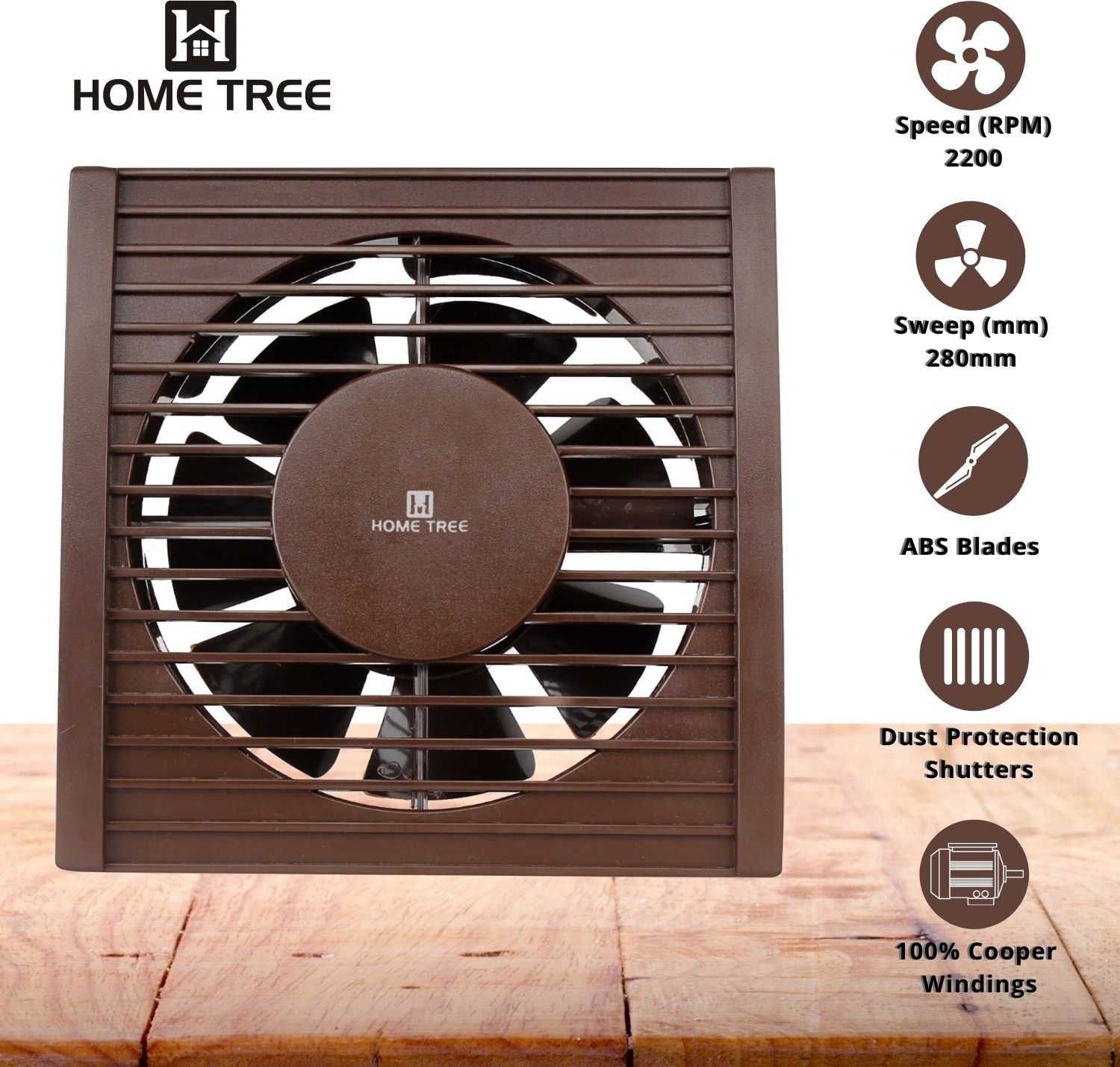 Ultra 6 inch New Ventilation fan 5 Star 150 7 Blade Exhaust Fan-image-43