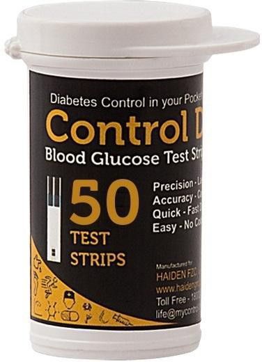 Control D 50 Glucometer Strips Only, No Glucometer Lancets-picture-24