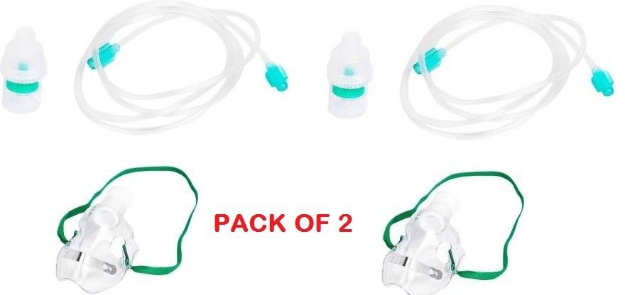 rsc healthcare Pediatric Child Mask Kit with Air Tube,Medicine Chamber ( Pack Of 2 ) Made In India Nebulizer-image-34