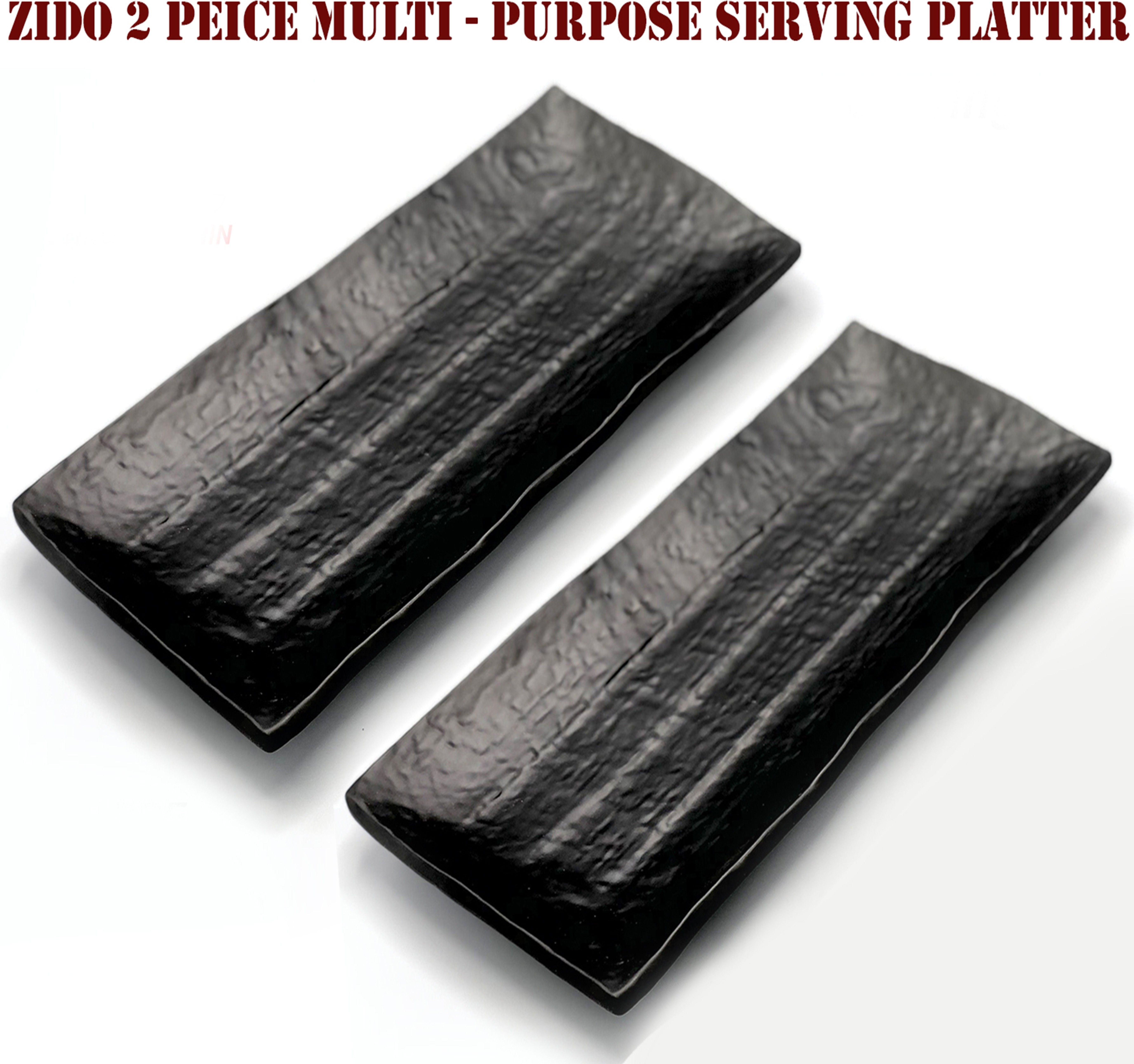 Exclusive (Pack of 2) Multi Purpose Serving Platter for All Type of Snacks Like Paneer Tikka, Tandoori Chaap, Chilly Potato, Noodles, Pasta, Rice, Dry Manchurian, and as Your Wish. Sizzler Tray-image-27