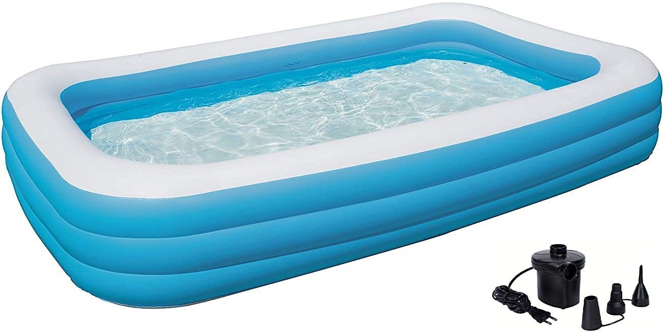 Swimming Pool Inflatable Bath Tubs for Kids & Adults Spa 10 Feet Inflatable Swimming Pool