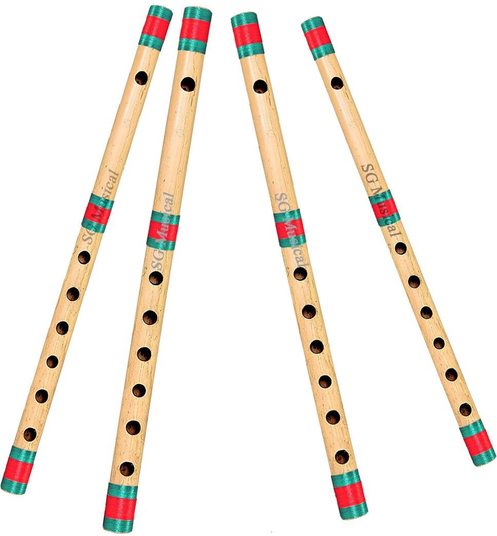 SGM-S6 Student Bansuri Combo Set G,B,C and A Bamboo Flute-image-8