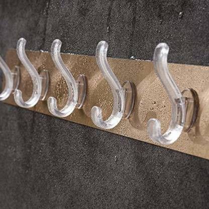 Adhesive Wall Hooks Heavy Duty Hooks Magic Stickers hook Self Adhesive Clear, Transparent Towel Holder-image-20