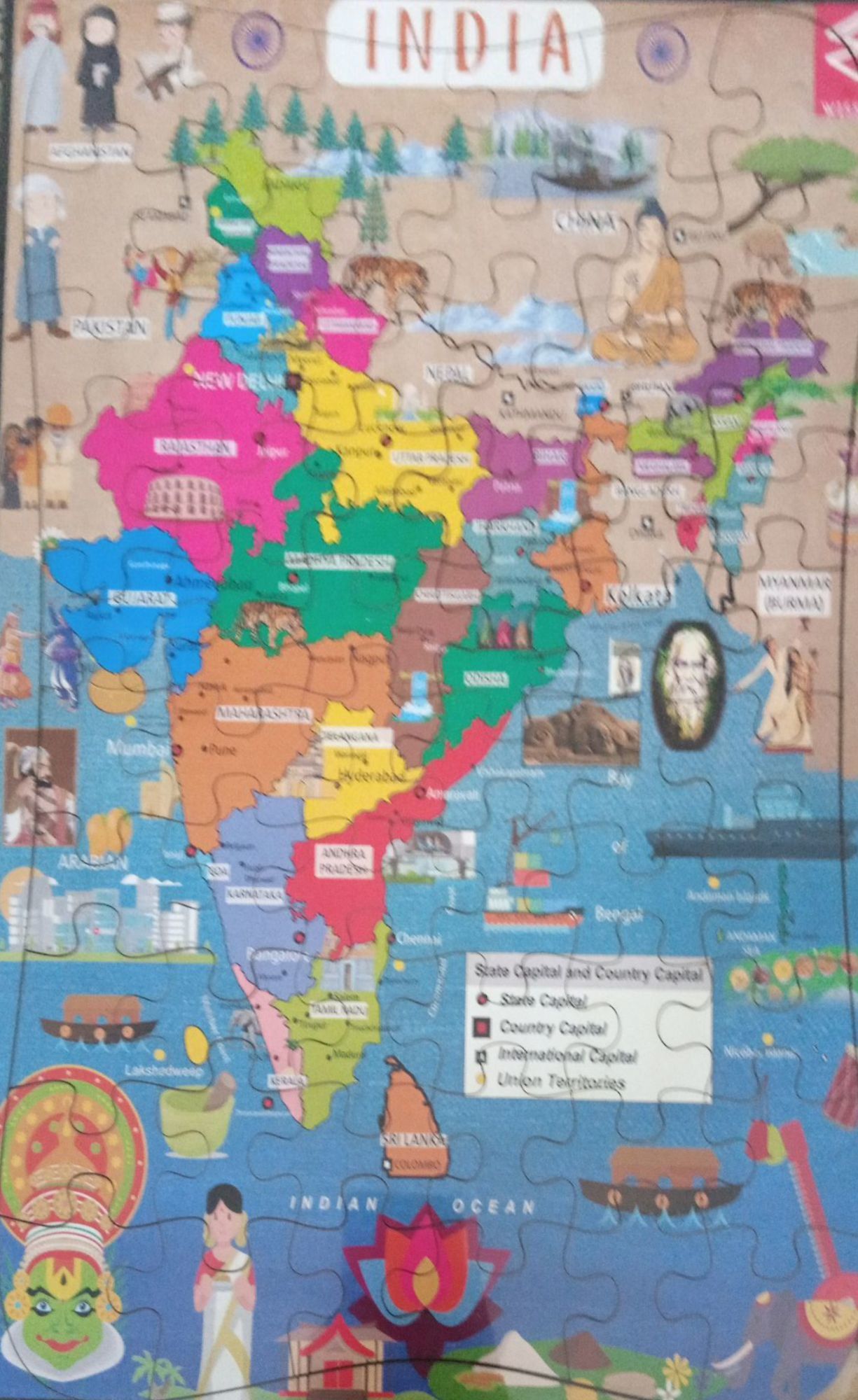 wissen Wet 52- India Map Puzzle-picture-38