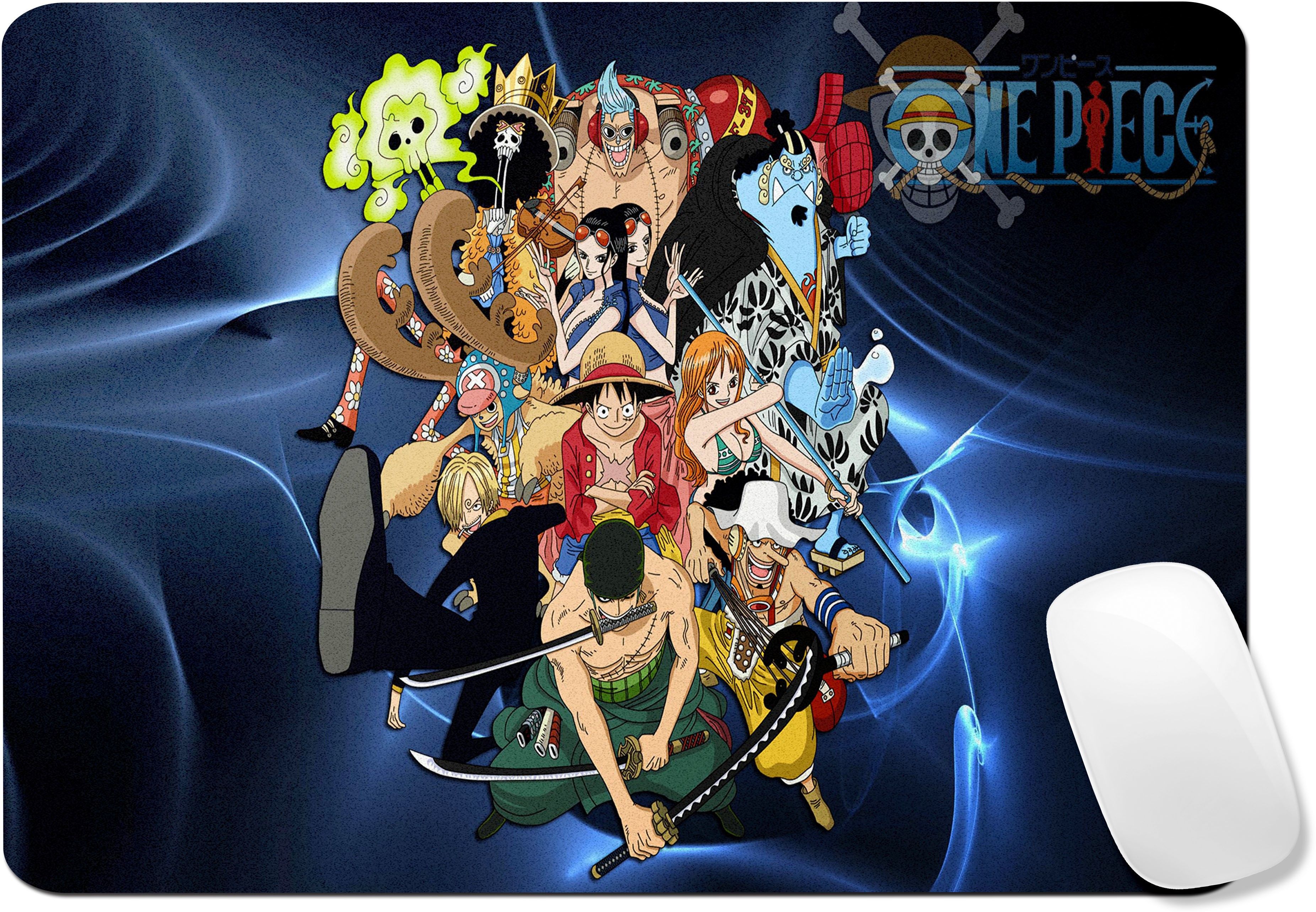 TrendoPrint One Piece Anime Printed Rubber Base with Anti Skid Smooth Surface Mousepad For Gaming, Computer, Laptop, Pc (Anime_25) Mousepad-image-38